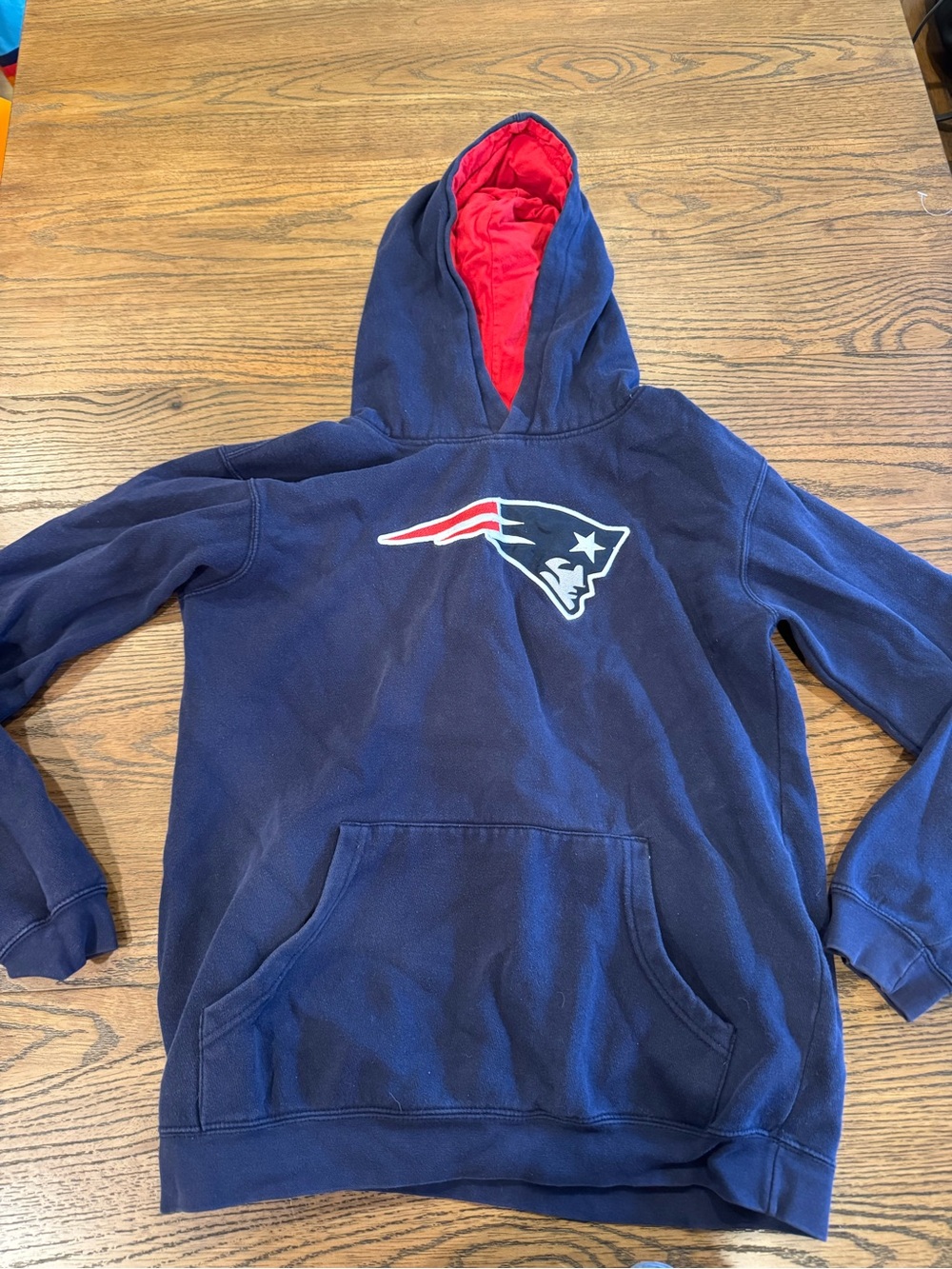 NFL Youth Hoodie in Navy and Red